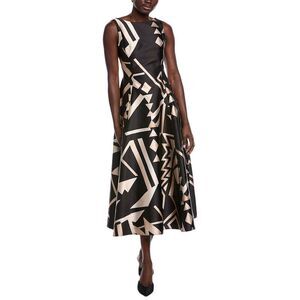 Carla Ruiz Womens  Midi Dress, Black